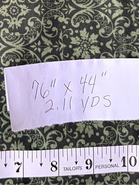 Out Of Print “Festive Holiday” 100% Cotton Fabric By Dover Hill 2.11 Yards